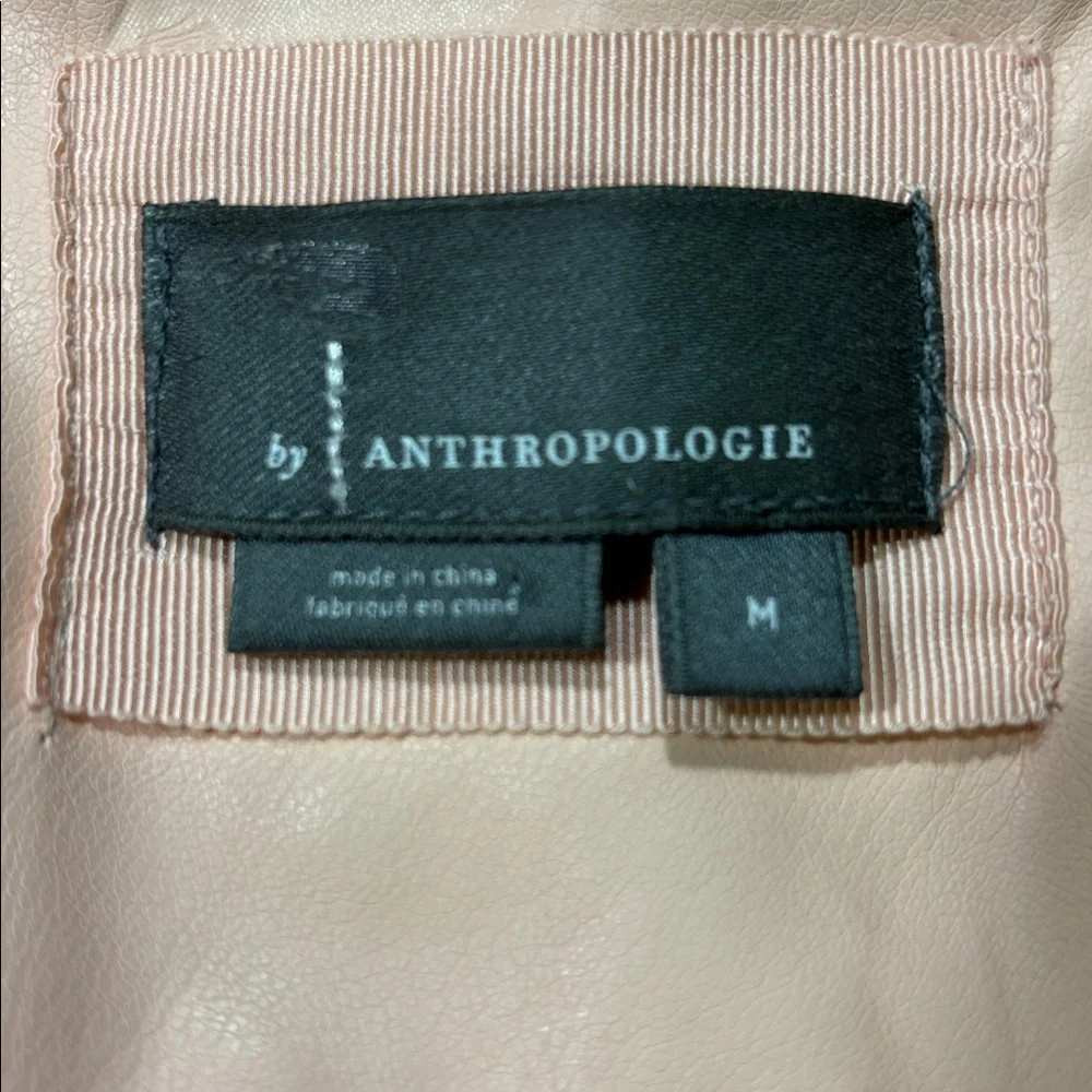 Anthropologie‎ The Somerset Vegan Leather Mini Dress